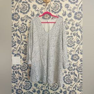 Flattering H&M A-Line Micro-Floral Mini Dress NWOT XL 1X